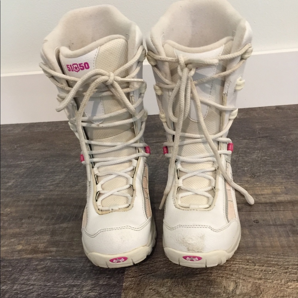 Snowboard boots.